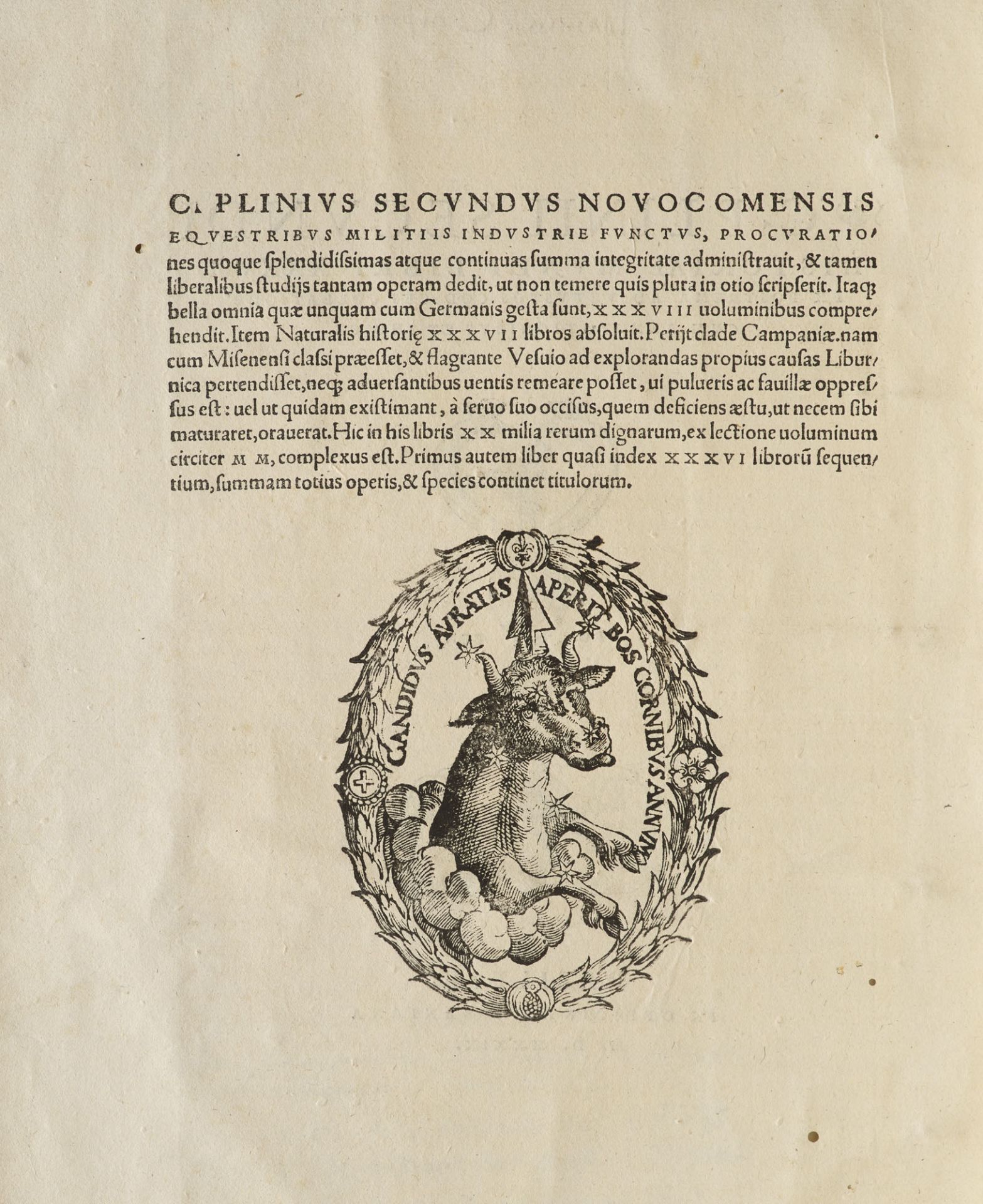 Plinius Secundus. C. Plinii Secundi - Image 3 of 3
