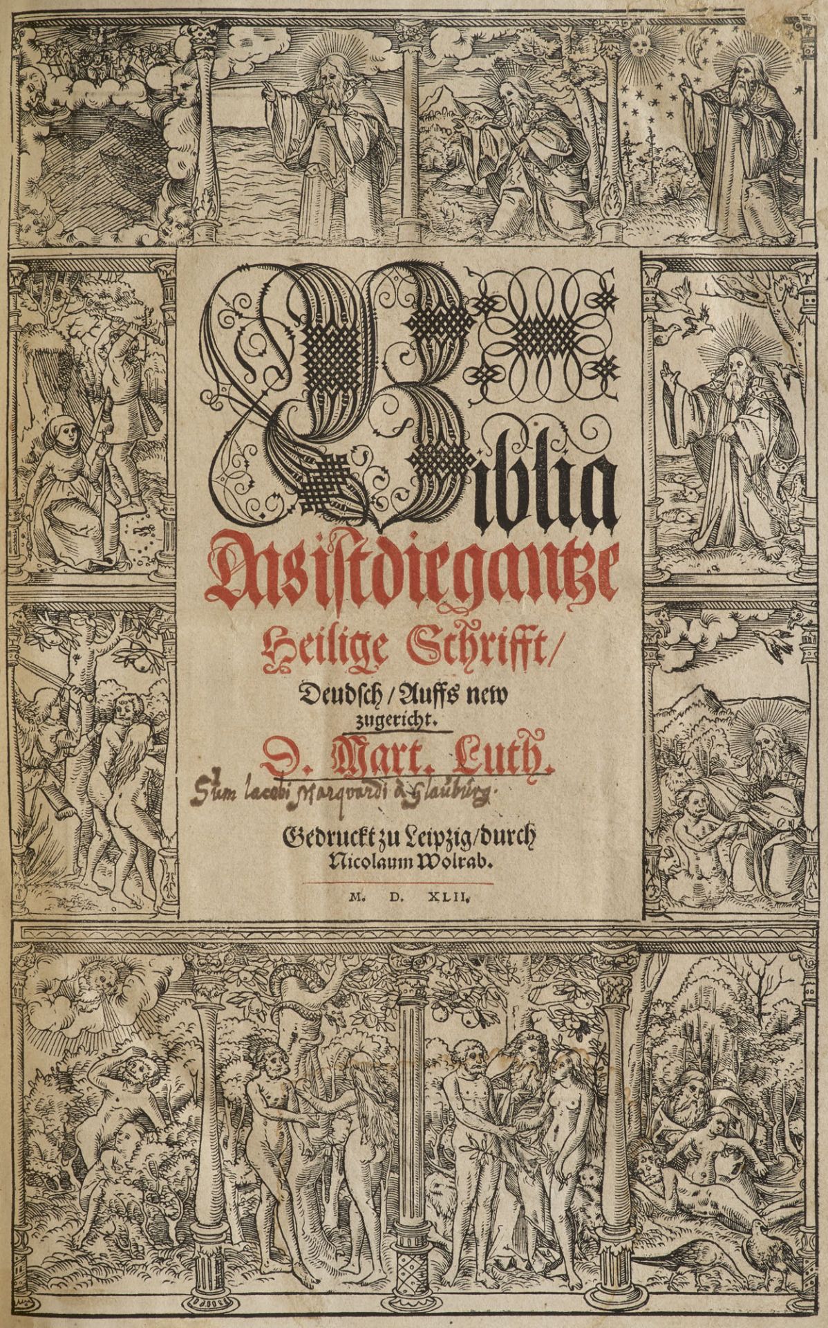 Biblia Germanica - - (Biblia Das ist - Image 2 of 5