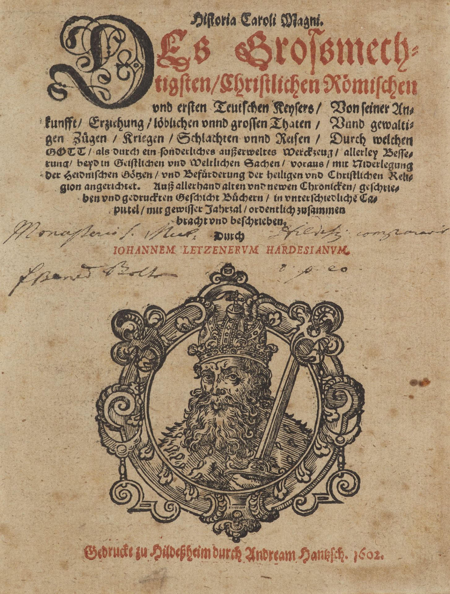 Karl der Große - - Johannes Letzner.