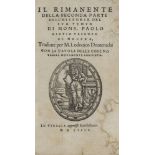 Paolo Giovio. Il rimanente della