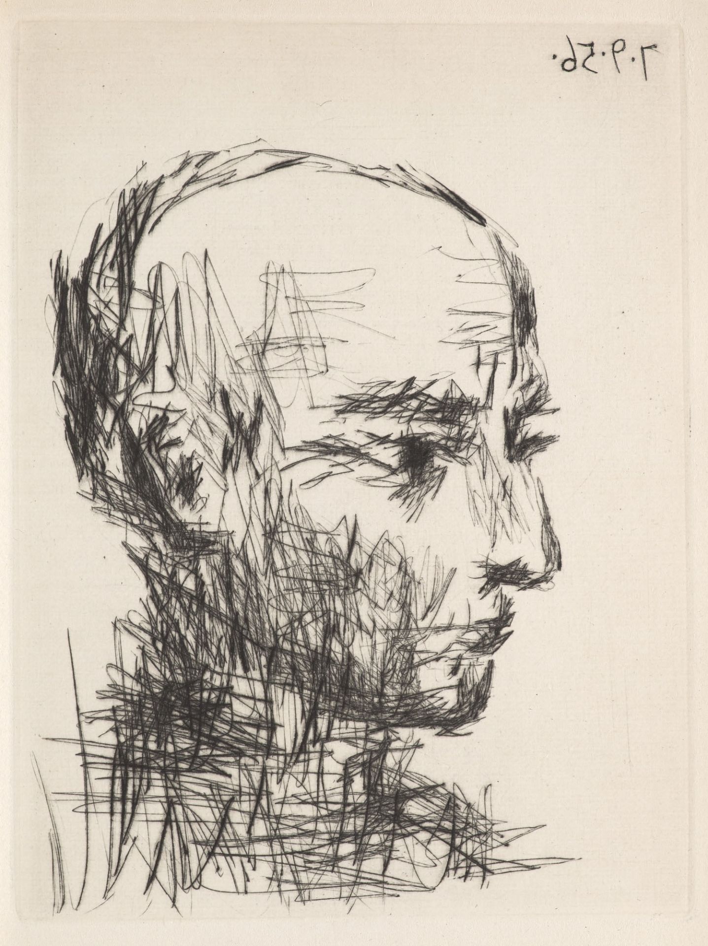 Picasso, Pablo - - Max Jacob. - Image 4 of 5
