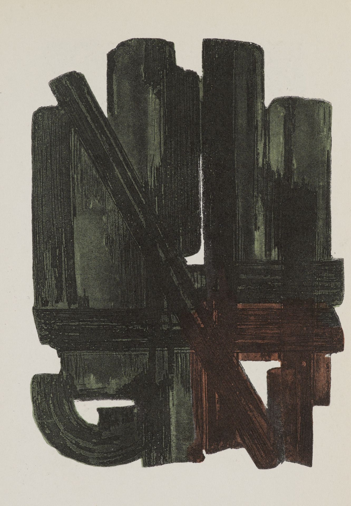 Pierre Soulages.  (1919 Rodez - 2022