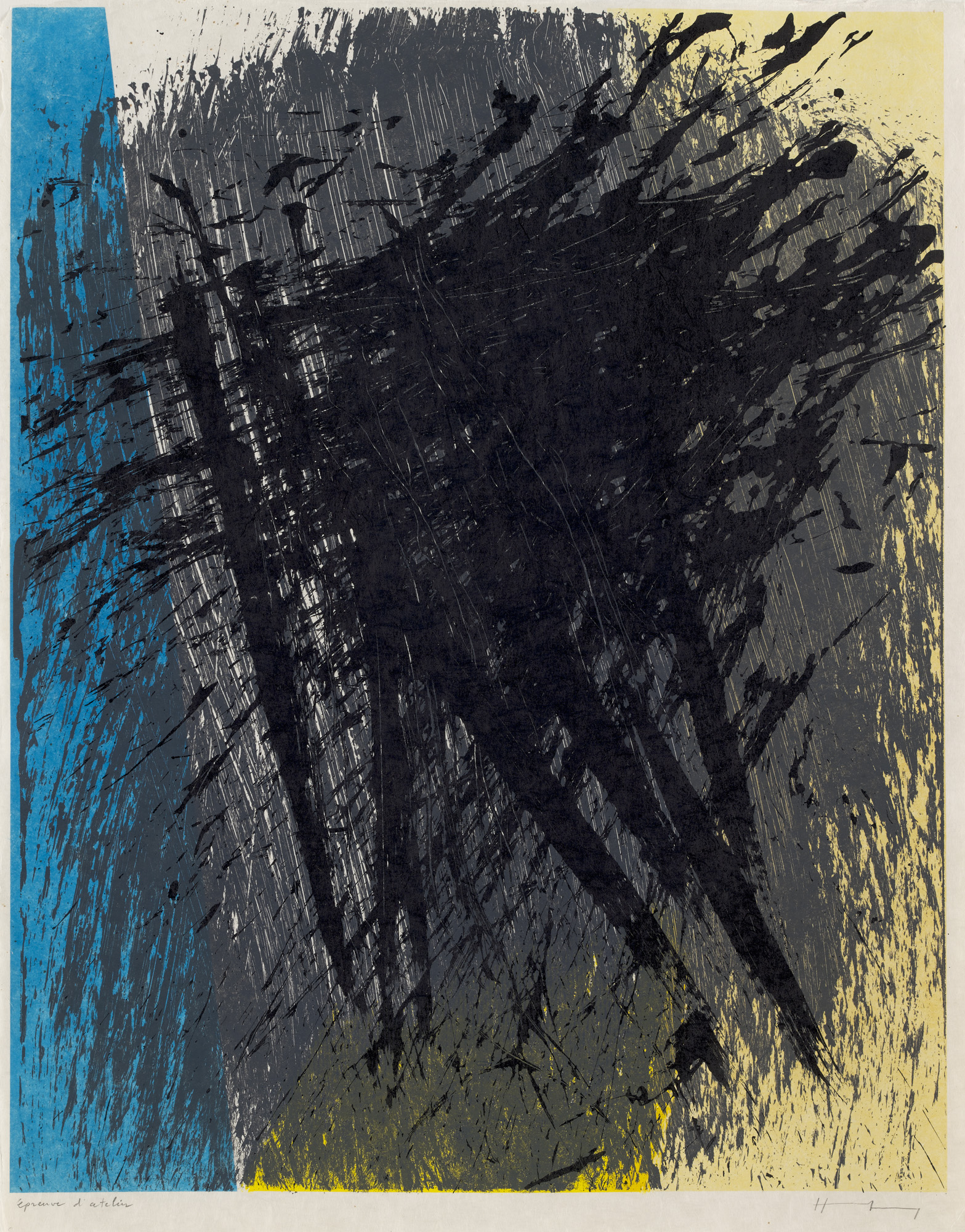 Hans Hartung. (1904 Leipzig - 1989 - Image 3 of 3