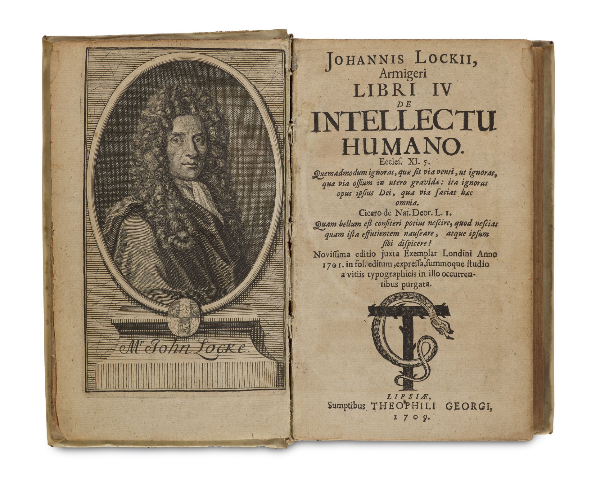 John Locke. Libri IV de intellectu
