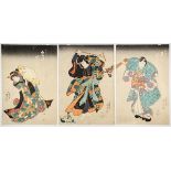 Kuniyoshi, Kunisada I, Kabuki, Original Japanese Woodblock Print