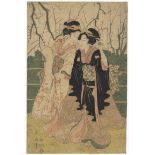 Eizan Kikukawa, Beauties, Original Japanese Woodblock Print