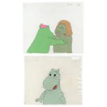 Moomin, Set of 2, Original Japanese Anime Cel