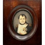 Jean Baptiste Isabey (1767-1855, French) - bust portrait of Napoleon Bonaparte, signed,