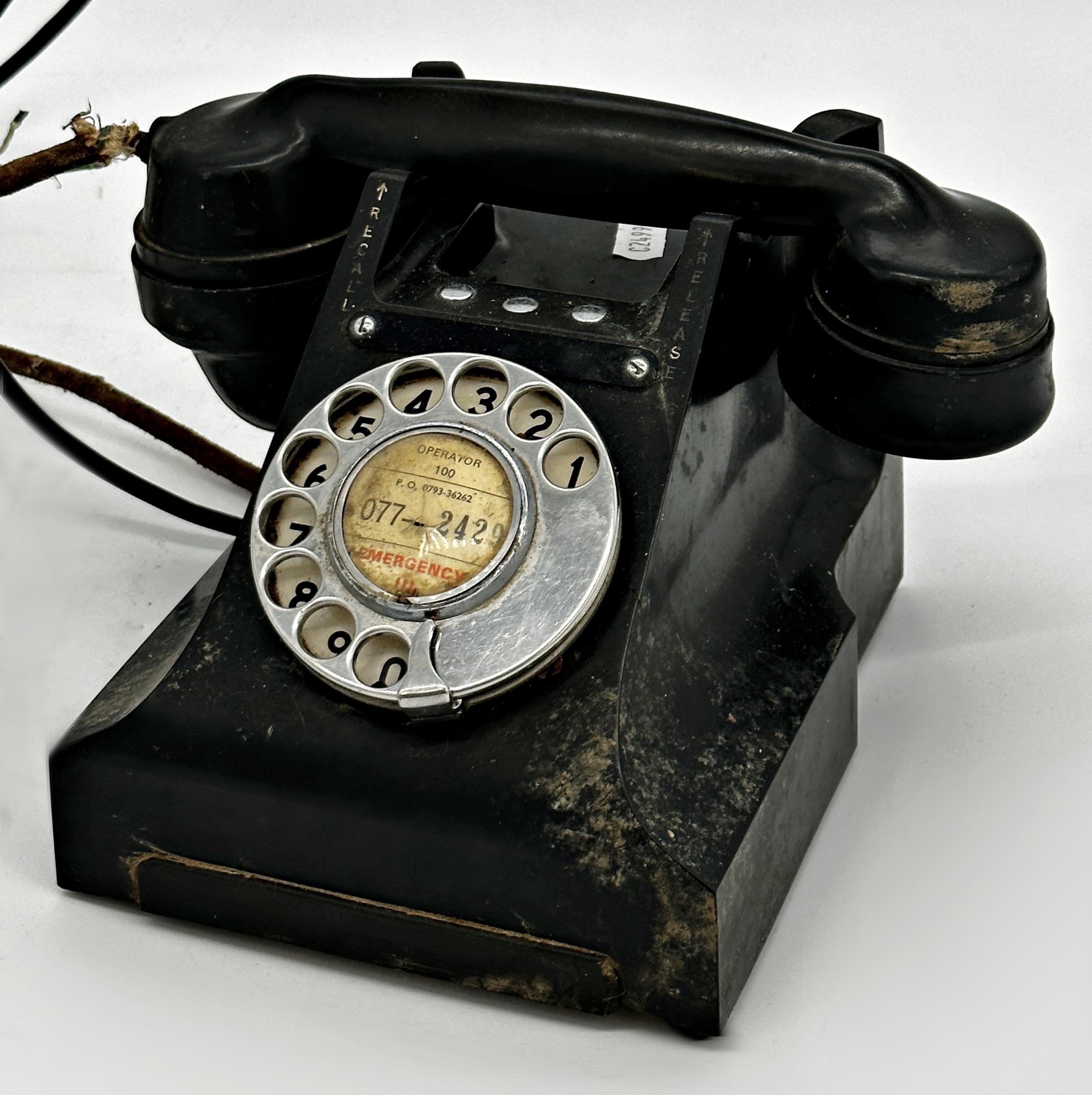 Vintage Bakelite telephone