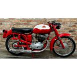 1960 Mondial Sprint motorbike, BSJ 784, frame and engine no 02277, 175cc engine, fully restored with