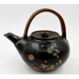 Geoffrey Whiting for Avoncroft Pottery - studio pottery teapot, 20cm high x 20cm long