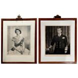 H. M. Queen Elizabeth II large signed 1954 presentation portrait photograph by Dorothy Wilding, 52 x