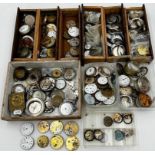 Watch makers workshop - massive collection of mainly 19th century and later pocket watch