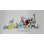 Quentin Blake (b. 1932) - 'Roald Dahl 100', group of all the famous characters, with text, unsigned,