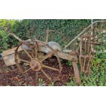 Vintage potato digger by Ransomes Sims