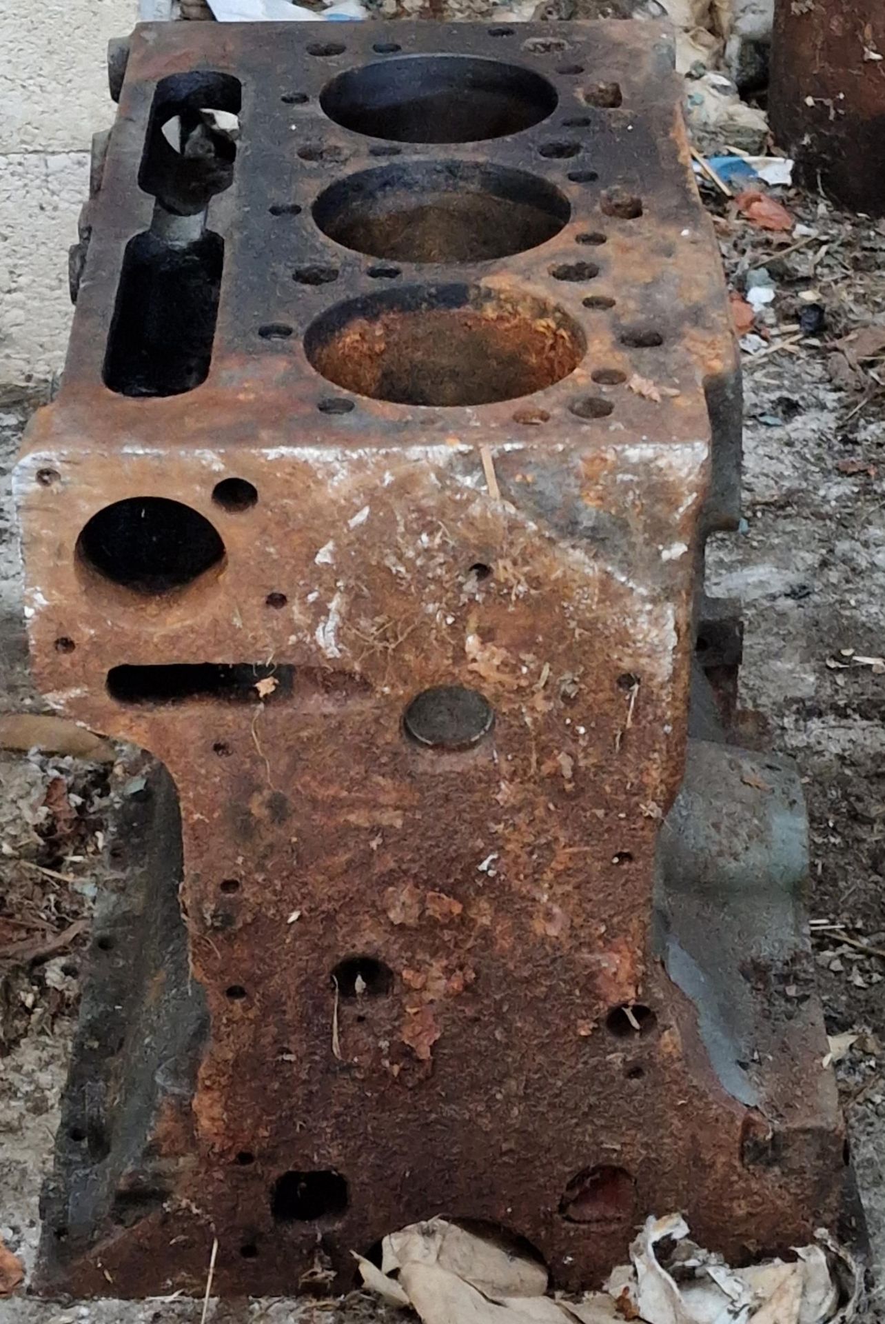 Massey Ferguson 35 three cylinder engine block