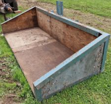 Vintage tractor transport box