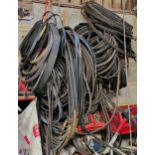 Large collection of V belts, various sizes