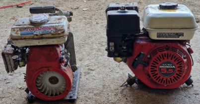 Honda GX160 mower engine together with a Honda WB10 engine