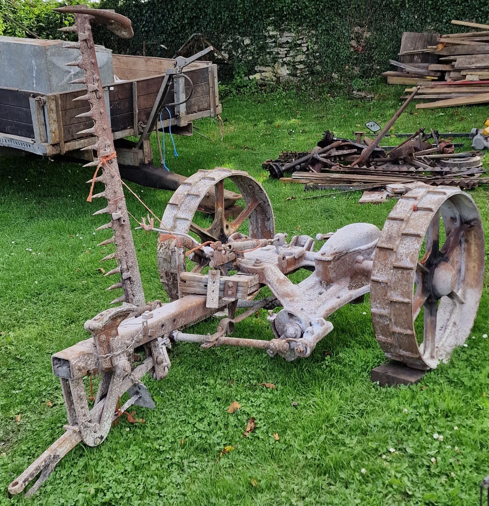 Bamfords finger bar tractor mower - Image 2 of 3