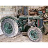 Vintage Fordson Standard green wide wing petrol/TVO powered tractor