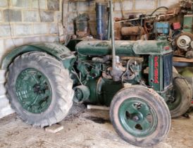 Vintage Fordson Standard green wide wing petrol/TVO powered tractor