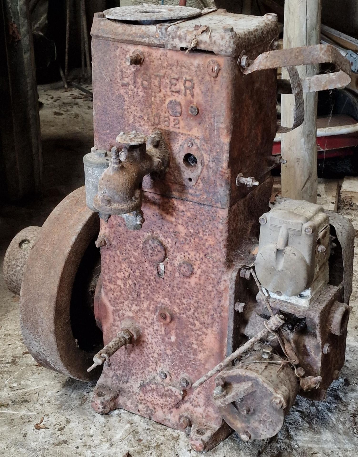 Pair of vintage Lister 1-1062 stationary engines together with further stationary engine parts, - Image 2 of 3