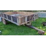 Massey Ferguson flat bed trailer with removable sides and back