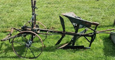 Vintage Sharrue Fondeur horse drawn plough