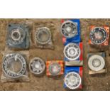 Collection of mixed bearings to include three boxed SKF 6406, boxed FAG 6008 and a boxed FAG 6308 (
