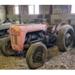 Vintage Massey Ferguson 35 diesel powered tractor, registration number SOU 825, needs a new