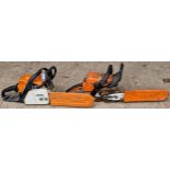 Stihl MS170 chainsaw together with a Stihl 021 chainsaw (2)