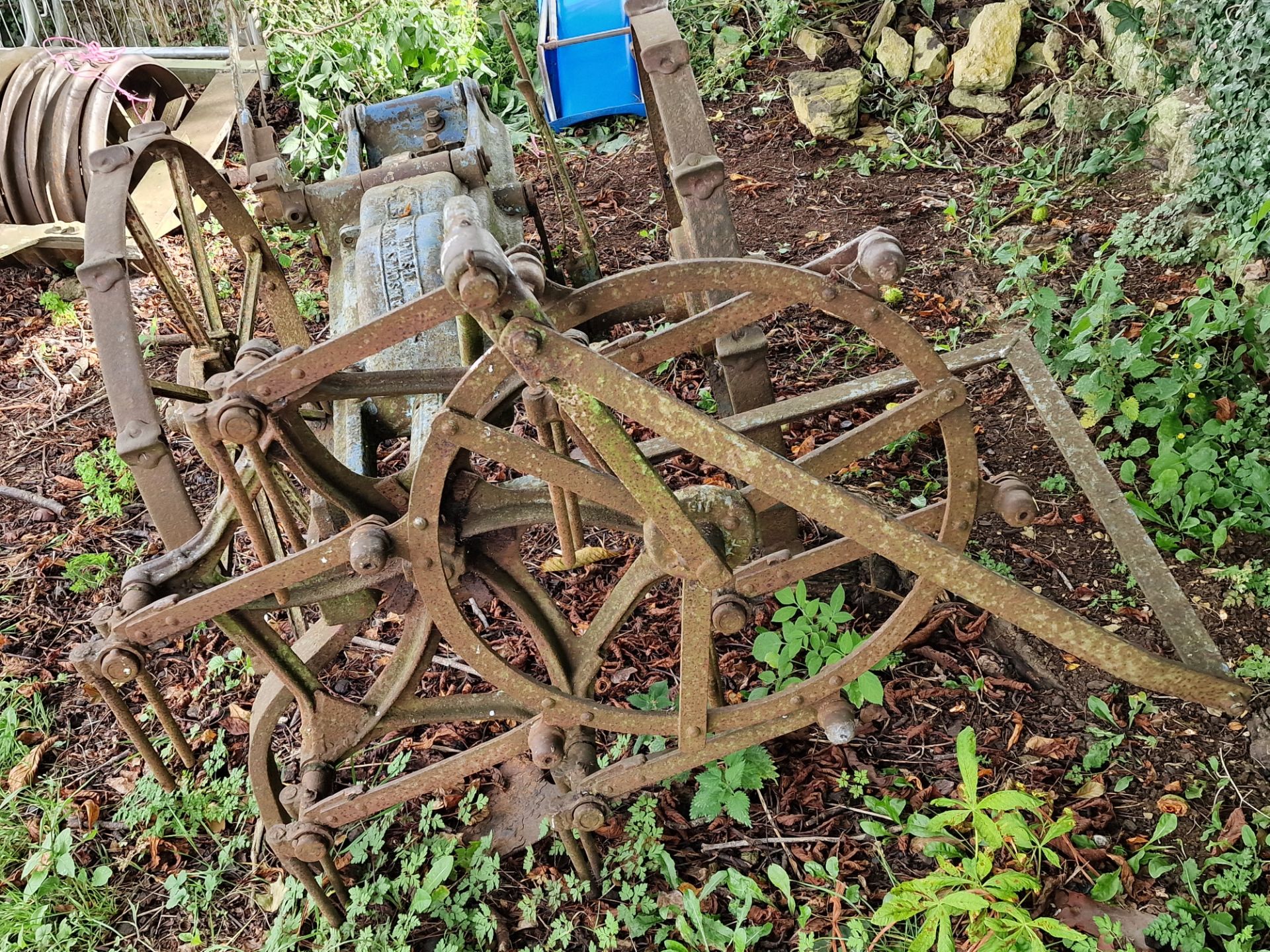 Vintage potato digger by Ransomes Sims - Image 2 of 3