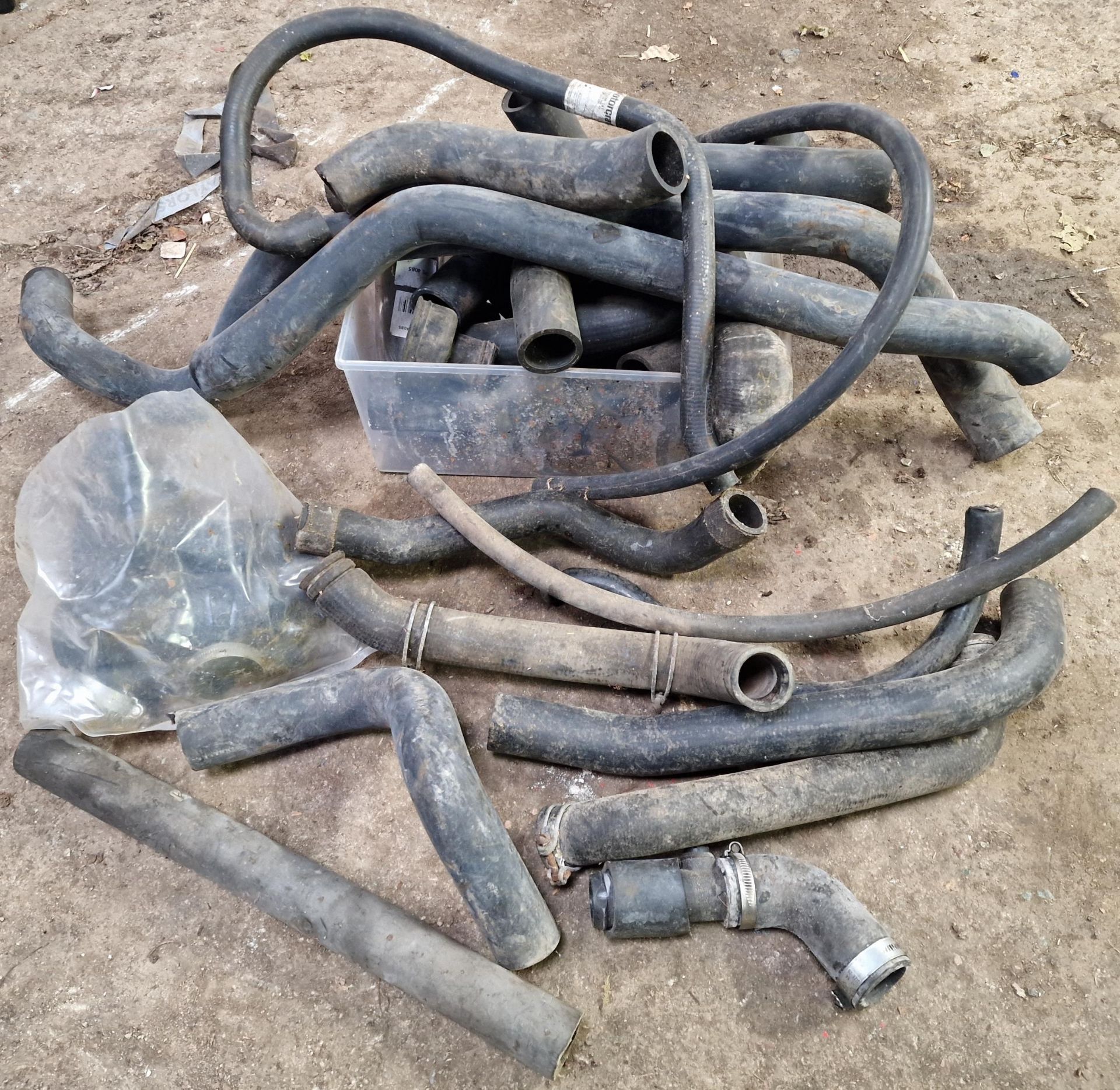 Collection of rubber radiator hoses