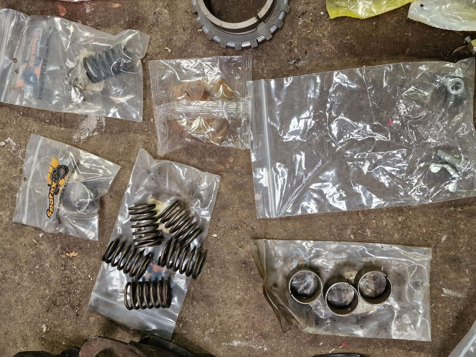 Collection of vintage tractor parts mainly for Massey Fergusons to include springs, brake shoes, - Image 3 of 6