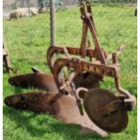 Vintage Ferguson two furrow plough