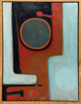 Margaret Geddes (1914-1998) - 'Conflicting Signals', signed and dated 1976 verso, oil on canvas,