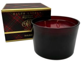 Cased and unused Ralph Lauren Holiday scented candle