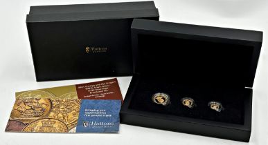 Hattons of London 2021 George and The Dragon 200th Anniversary Gold Sovereign Fractional Set,