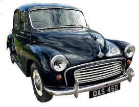 'Mabel' The Morris Minor 1000 Saloon, OAS 450, 948cc petrol, lots of receipts and service history,