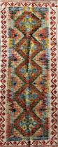 Colourful Kelim or Kilim runner, L199 x W60cm