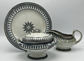 A comprehensive and extensive collection of Hollinshead & Kirkham star pattern dinner service