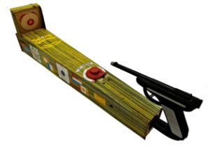 Sport Trainer Mystery Shooting Gallery tin plate shooting game, 81cm long