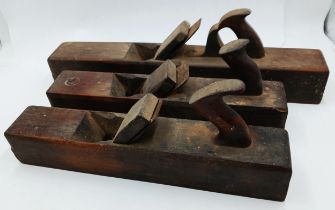 The estate of Peter & Joy Evans of Whiteway, Stroud - A large wooden Jack plane by Kent & Co. Londo