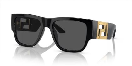 A pair of luxury Versace sunglasses in matt black. Model number 4403. In unused condition with