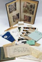 The estate of Peter & Joy Evans of Whiteway, Stroud - Collection of workshop drawings and sketches