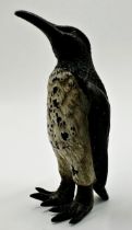 Good novelty cold painted bronze penguin in the manner of Bergman, 6.25cm high