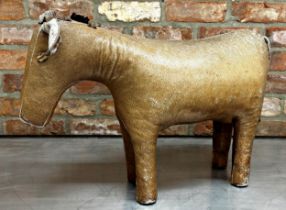 Probably by Liberty - leather donkey 48cm high x 64cm long