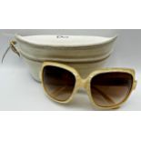 A pair of Christian Dior 'Mother of Pearl' retro sunglasses. Comes with original case and dust bag.