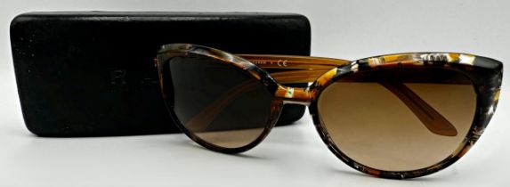 A pair of Ralph by Ralph Lauren cat eye tortoiseshell framed sunglasses